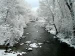 Winter Scene #3 - Clear Creek, Buffalo, Wyoming, west of Buffalo, Wyoming